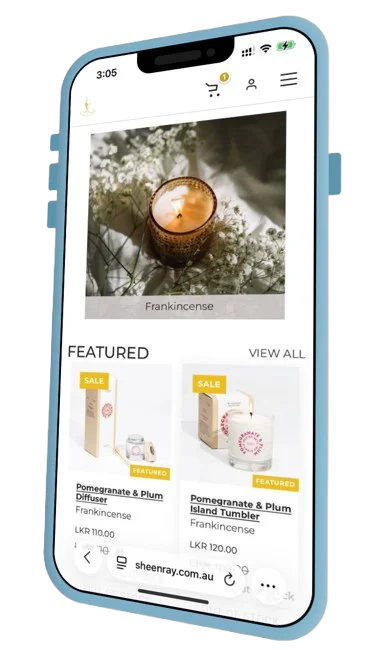 Sheenray online store website